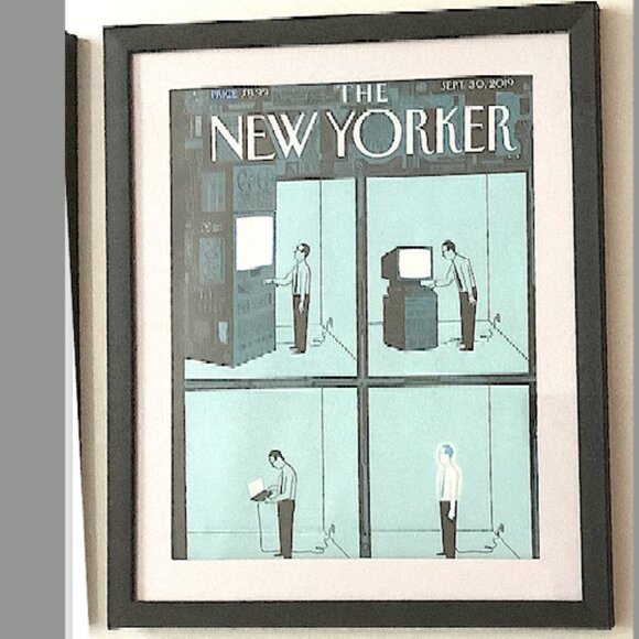 The New Yorker framed magazine: September 30, 2019, "Evolution", C Niemann - Picture 1 of 2